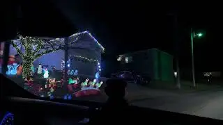 Christmas Lights Branson Missouri on Hollister side from Business 65 at Maple St to our neighborhood