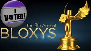 Новая бесплатная вещь в роблокс значок '' Я голосовал'' в 8 Bloxys 2021 года новые утечки в роблоксе