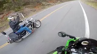 Motorcycle Ride with Dad (GoPro) Take Me Home, Country Roads