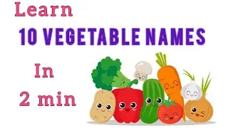 Vegetables | Simple vegetable names in english | vegetable names for kids | Educational videos