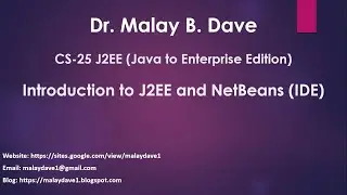 CS-25 Introduction to J2EE and NetBeans L-01