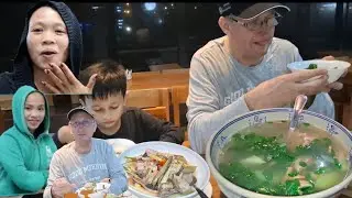Native chicken soup for cold weather in mountain