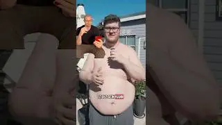 Profisportler reagiert auf 200kg-Mann