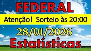 FEDERAL - ESTAT&Iacute;STICAS FEDERAL -  JOGO DO BICHO - dia 28/01/2026 - ProfessorAndersonJB -- INSTAGRAM