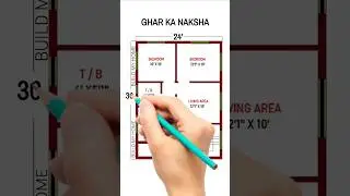 24 x 30 House Design/  #buildmyhome #housedesign #houseplan #housemap #home #trending