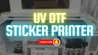 स्टीकर यूवी प्रिंटर🔥🔥 यूवी डीटीएफ़ प्रिंटर...Direct UV print on film #uvdtf #uvdtfprinter