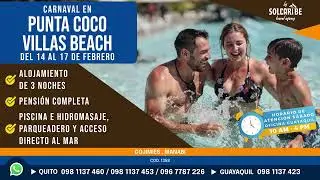 Carnaval en Punta Coco Villas Beach. 🥥✨