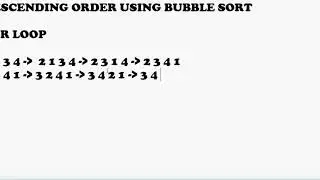 How to sort an array in descending order using bubble sort