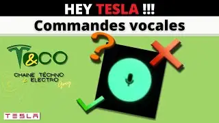 Commandes vocales TESLA. Liste des commandes en description.