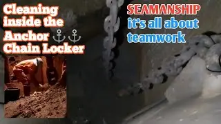 Cleaning Inside Anchor Chain Locker