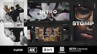Minimal Stomp Intro (After Effects Template)