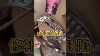 Learn and test welding small items with cold welding machine 201