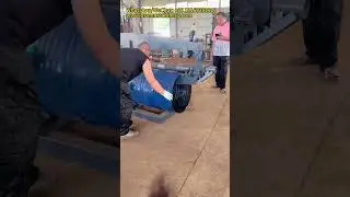 Oil drum two in one cutting and straightening machine
