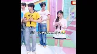 Beomgyu always looking at the script 😂 #beomgyu #txt #tomorrow_x_together #illit #minju #kpop #fyp