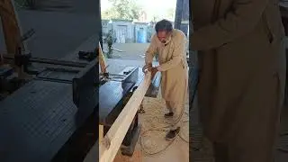 making wooden door frame work with planner machine on site job #youtube #subscribe #viral #shorts