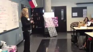 Speaking at Dubiski Career High School