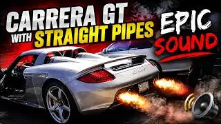 Carrera GT with Straight Pipes on the Streets [VERY LOUD]!!!!