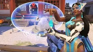 Symmetra's New Abilities Gameplay (no commentary)