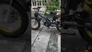 Bmx cub m&agrave;u bộ đội