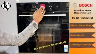 Духовой шкаф Bosch HSG7341B1: премиум-функции и демонстрация! Пар, аэрогриль, 4D-обдув и многое д...
