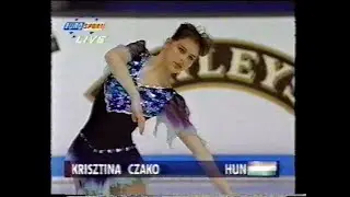 Krisztina Czakó HUN - 1995 European Figure Skating Championships Free Skate