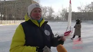 Буера в городе. Открытый урок по зимнему яхтингу провели на одном из катков Братска