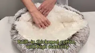 CozyNook Pet Cave Bed: Anxiety Relief for Dogs & Cats 🐱