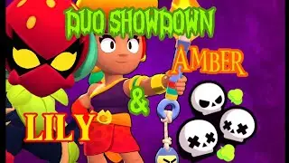 LILY & AMBER are BROKEN in Duo Showdown Brawl Stars $ feat. @Joona-r2n