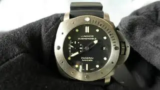 Officine Panerai Luminor Submersible 47mm Titanium Watch Ref.305 R serial (2015) Function Testing