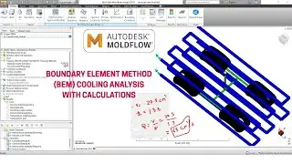 HINDI | 253. BEM Cooling Analysis | Autodesk Moldflow Full Course WhatsApp/Call +91 9654816262
