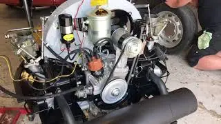 Porsche 356 Engine Restoration - Final Run and Check Over