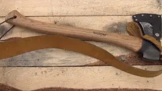 Make a leather sling for your axe