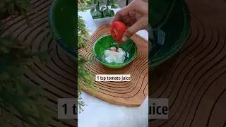 Tomato & Curd Face Pack For Tan Removal 🍅✨#youtubeshorts #shortvideo #shorts#viralshorts #tan #diy