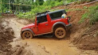 THAR OFF-ROADING TIGERS CAGE OFF-ROAD COMPTITION PUTTUR BALLIKANA ESTATE KARNATAKA 2024