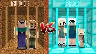 NOOB VS PRO AİLE HAPSİ! TROLL BEBEK VS NOOB BEBEK 😱 Minecraft