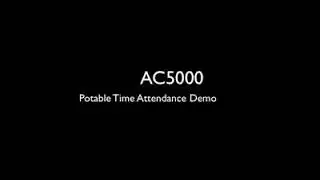 ViRDI AC-5000 Portable Time Attendance Demo