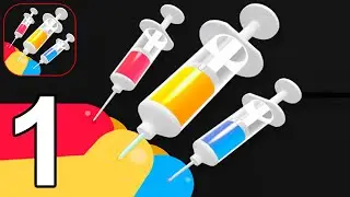 Jelly Dye - Геймплей, часть 1, все уровни (Android, iOS) #1
