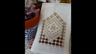 Hardanger Nakışı Kese Dikimi #embroidery #pattern #tutorial