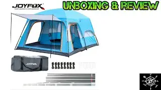 BARRACA DE CAMPING JOYFOX - 8 &agrave; 12 Pessoas - Grande Fam&iacute;lia - Unboxing & Review