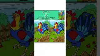 Spot the Twelve differences challenge #shorts #findthedifference #quiz #guess #actor #animal #find