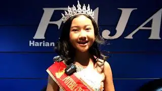 Puteri Cilik dan Puteri Remaja Indonesia Sulsel 2021 Ke Redaksi FAJAR
