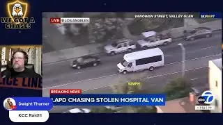 Live Police Chase Of A Party Bus NOW in LA