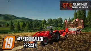 LS19 Oldtimer #7: Strohballen pressen mit dem Güldner G 75 A