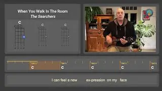 🎵  Ukulele Playalong |  When You Walk In The Room - The Searchers | Musikbegleiter.de