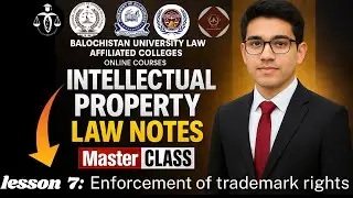 LESSON 7 | Enforcement of trademark rights | Passing off | Infringement of  trademark rights | NOTES