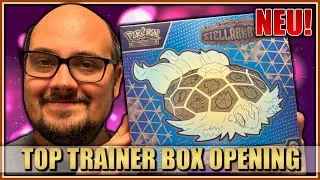 Was ist in der Stellarkrone Top-Trainer-Box? - Pokemon TCG Opening