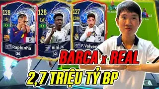 TH&Agrave;NH HO&Agrave; Lời Đậm Khi Build team Mix Barcelona x Real Madrid 2,7 triệu tỷ BP c&oacute; 26TOTY | FC Online