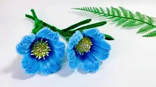 Blumen basteln aus Pfeifenputzern | Basteln mit Pfeifenputzern | DIY Geschenke