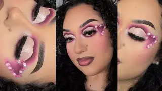 Pink Heart Cut-Crease | How to do Roses Eyeshadow | EP.4 Pink Eyes til Valentines💌