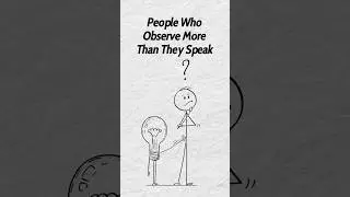 Psychology of People Who Observe More Than They Speak